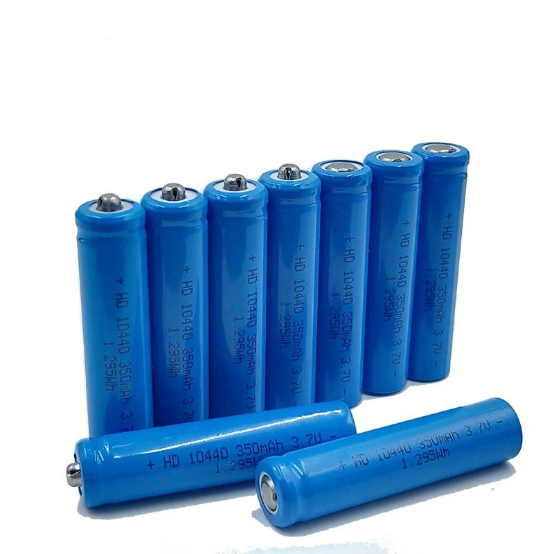 10440 350mAh 3.7Vプレミアム充電式ソリッドステート300サイクル