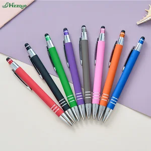 Customized Promotional Ballpoint Pen Novelty Touch Metal Aluminium with Custom Logo Ball Point Pen