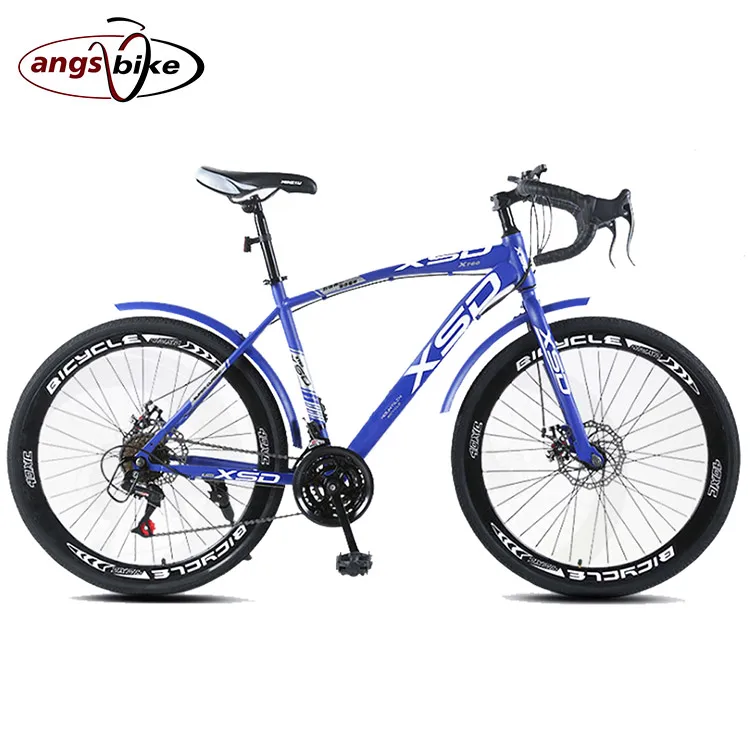 Vélo de route en aluminium/acier de haute qualité pour homme et