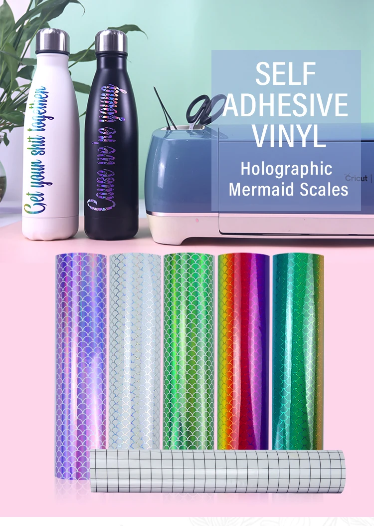 Mermaid Scales Adhesive Vinyl