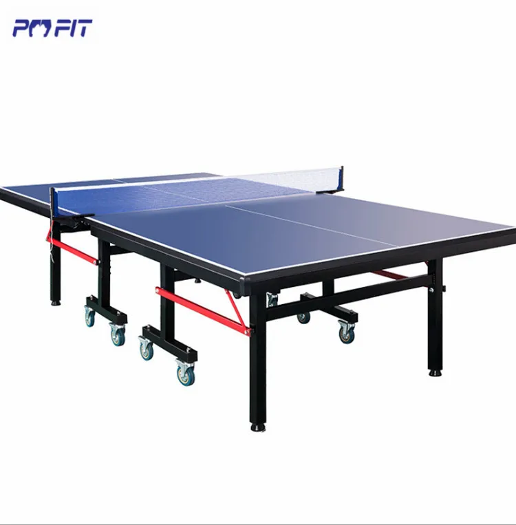 Table De Ping-pong SMC 15 Mm Pliable – Modèle SFSO154 – Bleu – Pour Compétition Et Loisir En Extérieur
