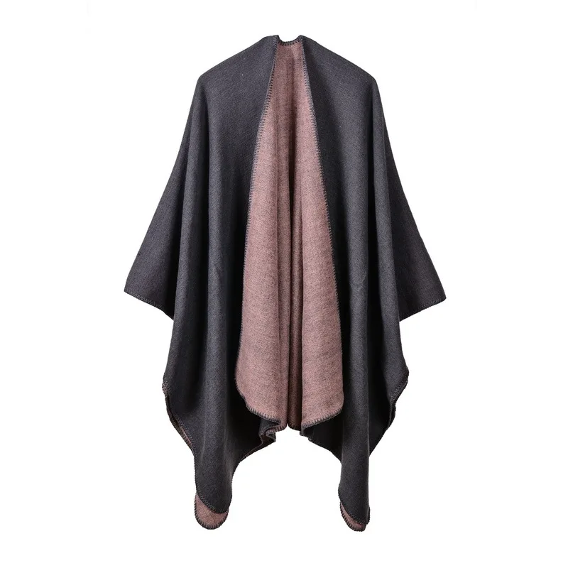Damen Warm Tippet Fashion Lady Blanket Thick Bufanda Designer Cape Winter Cashmere Scarf Women Scarfs Stol_voghion.com