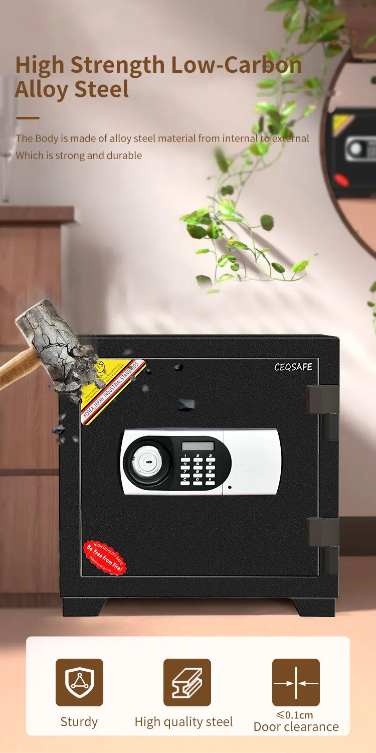 CEQSAFE Electronic Safe Box  Home and  Hotel Office Safes for Fire Resistant Safe Box details