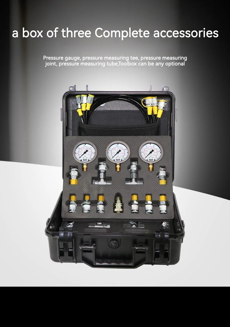 High Quality Excavator Fuel Hydraulic Pressure Gauge Pressure Gas