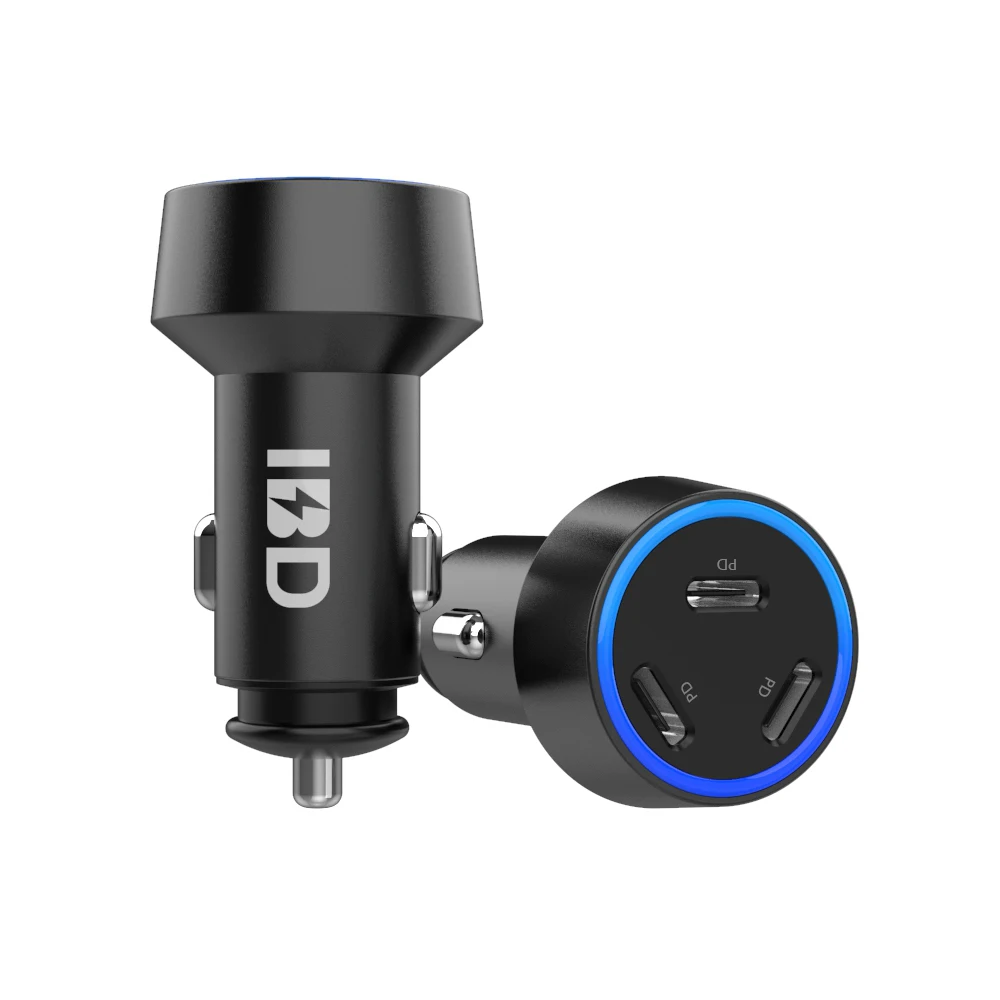 
 IBD Best Selling Products Car Charger USB-C PD20W For 3 Ports Total 60W PD CHarger  