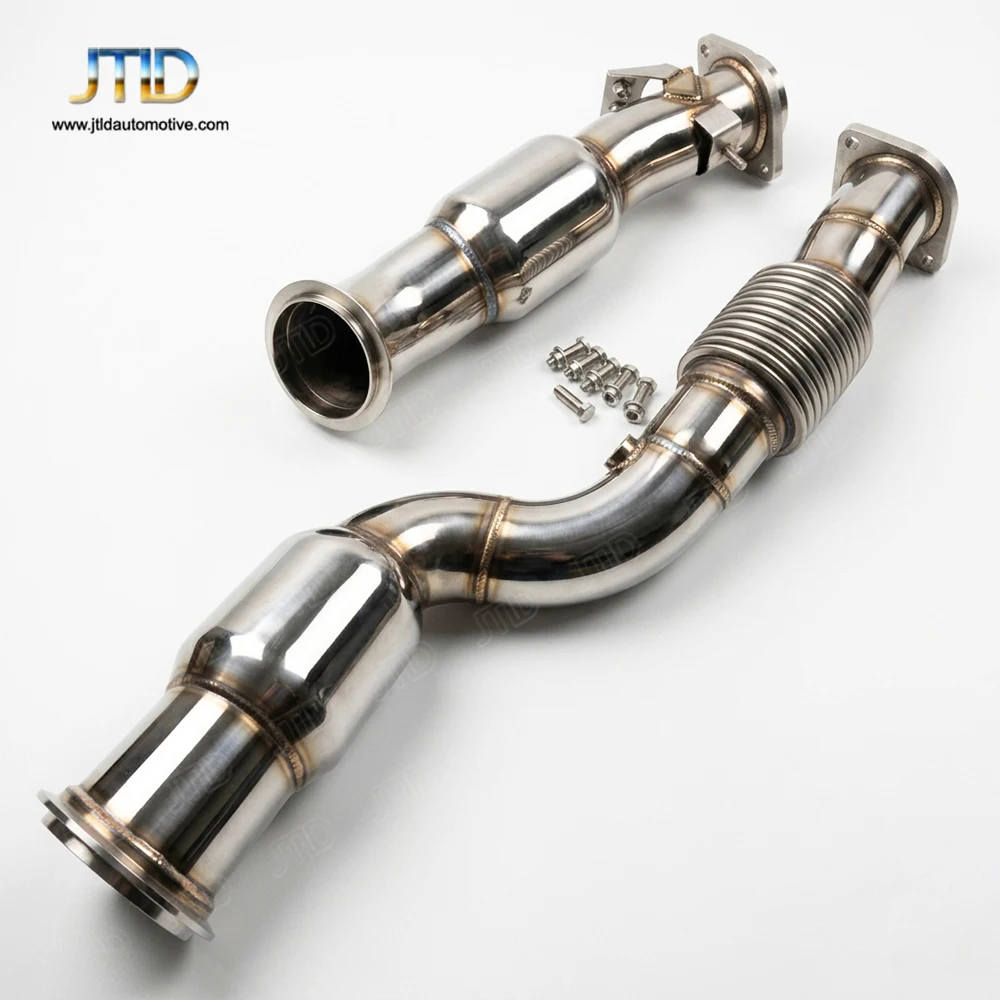 Expertly Welded Front Exhaust Pipe For BMW G80 G82 G83 M3 M4 S58 Vehicle Fitment Focused Stainless