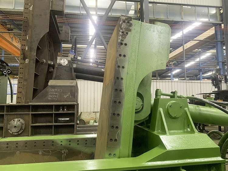 Keshang Hydraulic Fully automatic Electric scrap metal baling machine scrap metal baler Y81-160T details