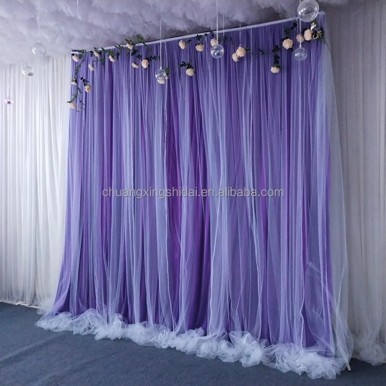 Customized Wedding Veil Cloth Background Stage Curtain Drapery Photography  Background - Buy Veil Background Wall,Background Support Cloth,Wedding  Backgrounds Product on 