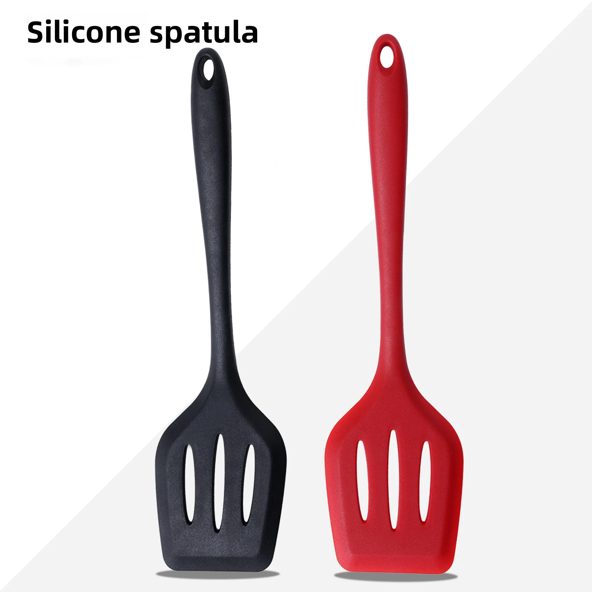 High-Temperature Resistant Silicone Slotted Spatula Non-Stick Kitchen Utensil for Frying Baking Pastry Special Tool for Baking details