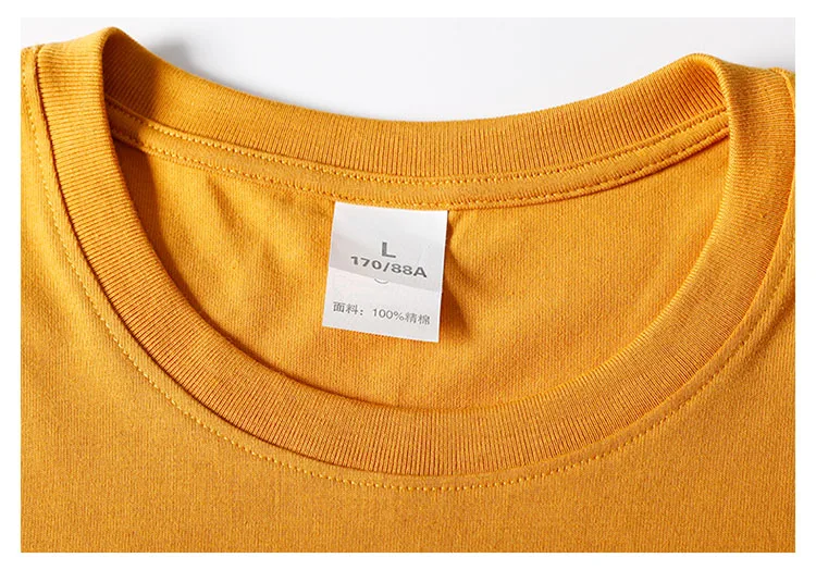 High-quality Blank Unisex T-shirt 100% Cotton Organic T-shirt Custom ...