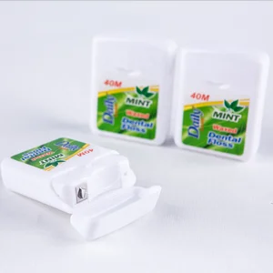Daily Care China Floss Manufacture Household Dental Floss Roll Mint Wax Nylon Floss for Teeth Gap Cleaning