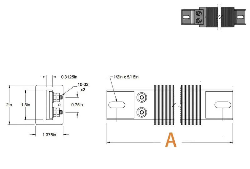 Finned Air Strip Heating Element