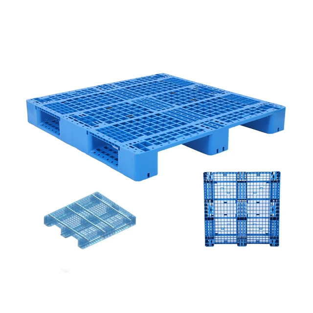 Quality  HDPE Plastic Tray 1200x1200 Custom Logo Printing Cheap Single Sided Pallet Mixed Pallets for Sale