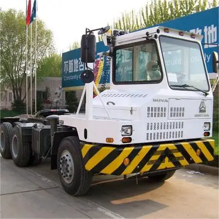 SINOTRUK HOVA 4X2 266HP TERMINAL TRACTOR TRUCK WITH ALISSION 3500 TRANSMISSION