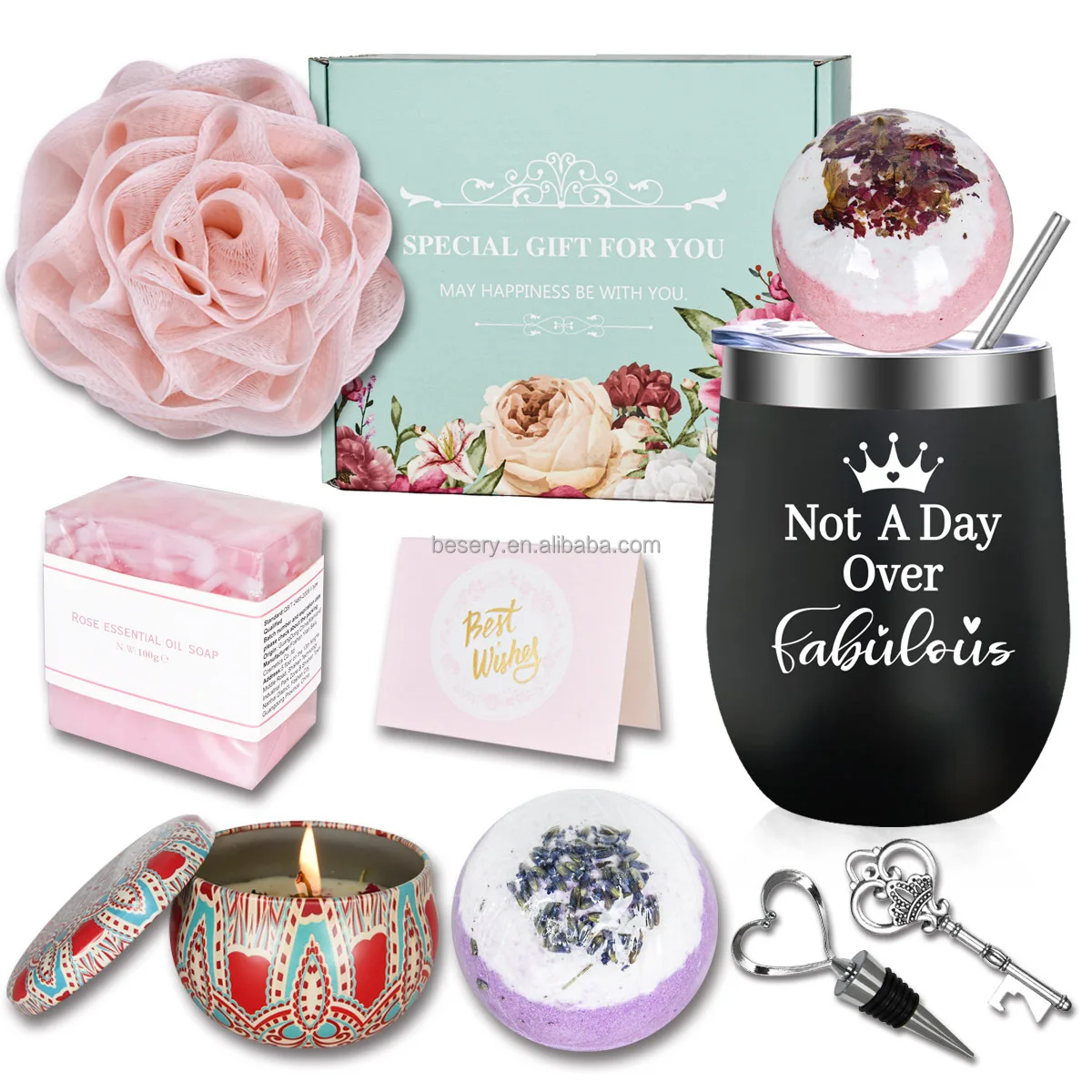 Wholesale Women Care Get Well Soon Gift Boxed Scented Candle Private