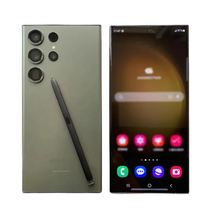Fast Dropship for Sam Sung S23 ultra Unlocked Cell Phone Big Screen 16+1T Single SIM Android Original Smart 5G Mobile Phones