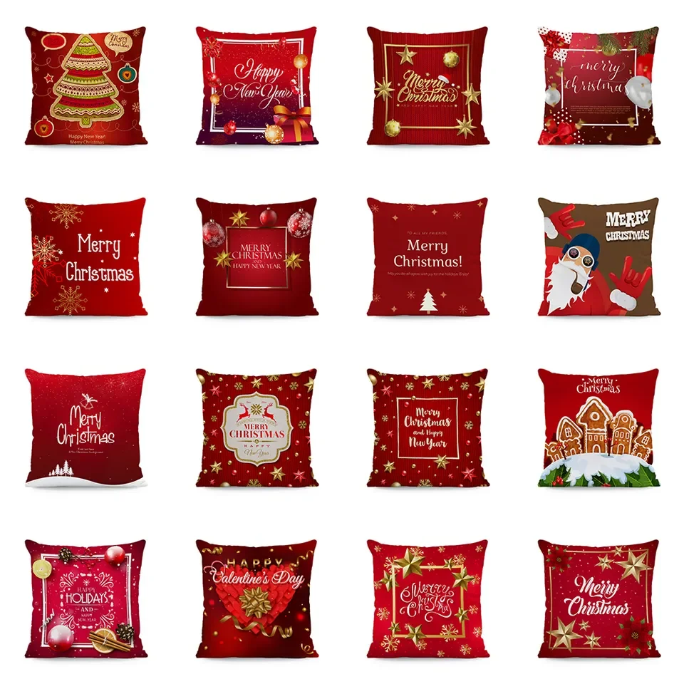 Wholesale Pillow Case Throw Home Decor Cases Covers Custom 18x18 Christmas Decorative Pillows
