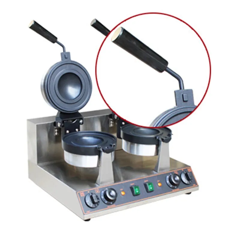 Double Head Stainless Steel ufo Burger Maker Machine Nonstick Coated Street Snack Machines - Image 6