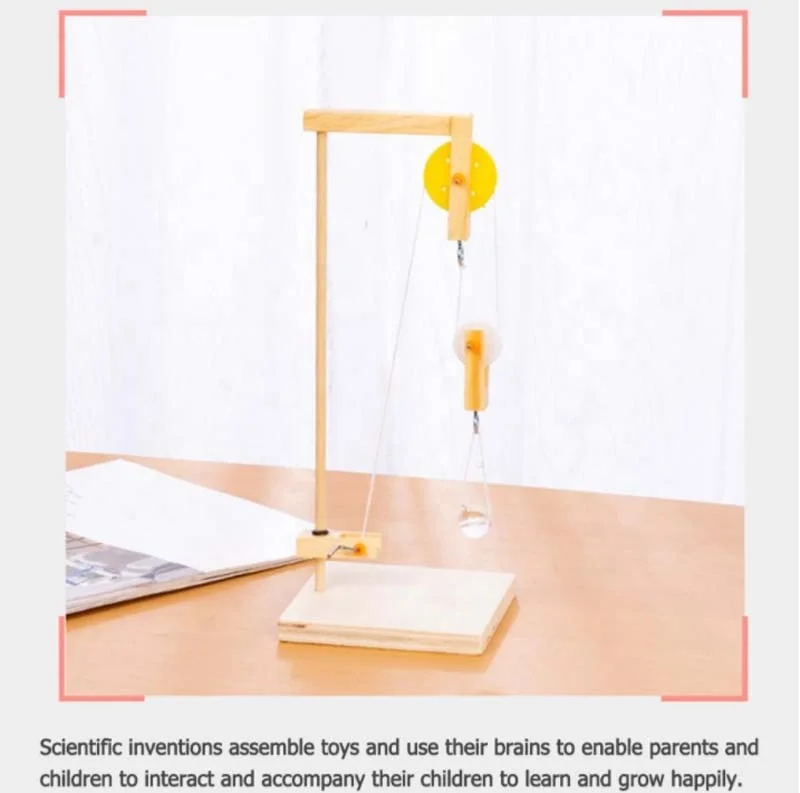 Baby Kids DIY Science Experiment Model Building Kits Manual Crane Creative Toy Kids Early Learning Education Toys for Baby Gifts