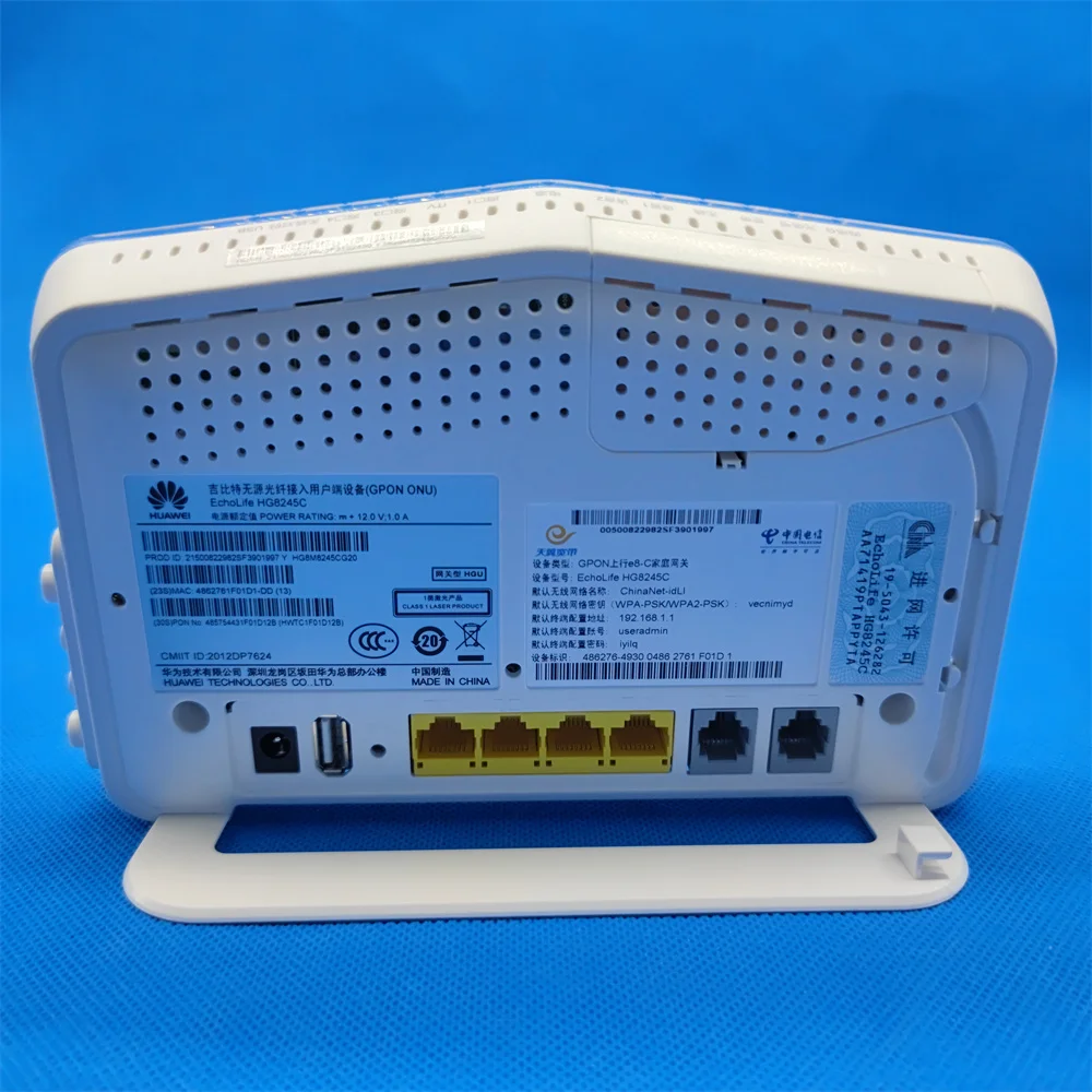 Huawei Hg8245c Epongponxpon4fe1tel1usbwifi Ftth Fiber Optical Equipment English Firmware 7422