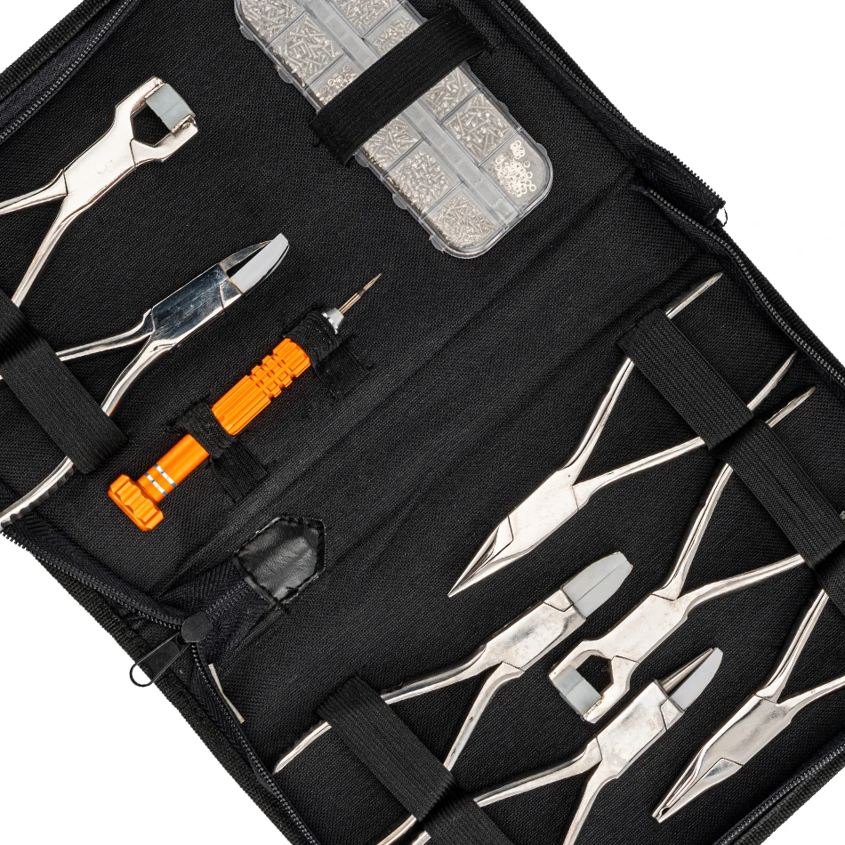 Multi Function Silhouette Glasses Plier Set Temple Rim Brigade Adjusting Pliers Eyeglasses Repair Hand Tool Screwdriver