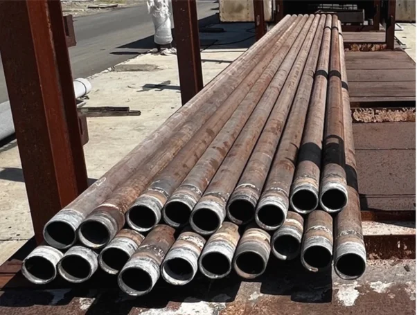 BOBO Machine hydraulic used drill pipe oil pipe tube straighten shown in a detail photo for this news article