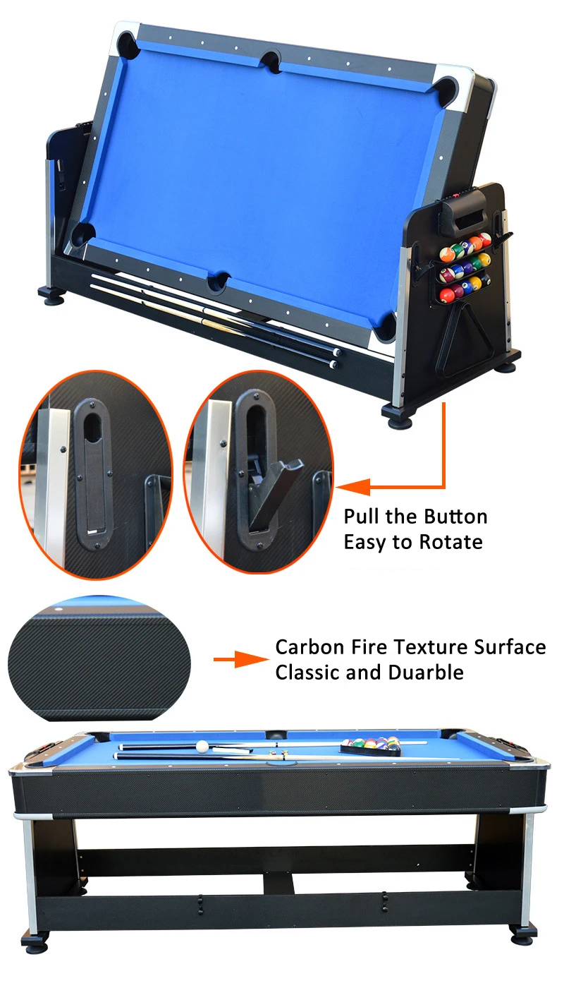 2024 Super Popular Multi Function 4 in 1 Multigame Indoor Sports Table Pool Table Tennis Dining Air Hockey Options