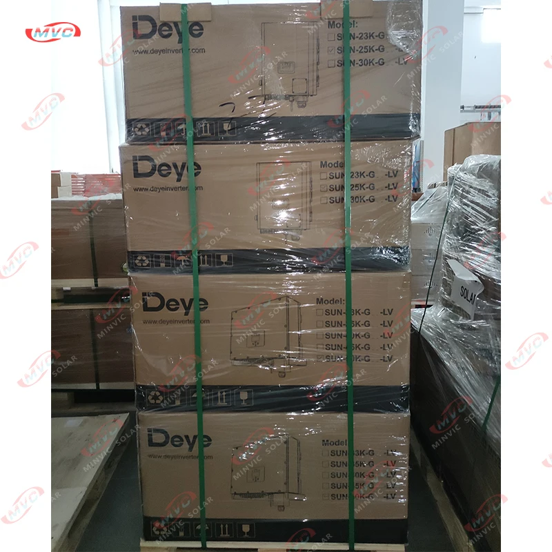 Complete Kit 25KW On-Grid Solar System Deye Inverter Power Generator with Big Size Solar Panels 700w