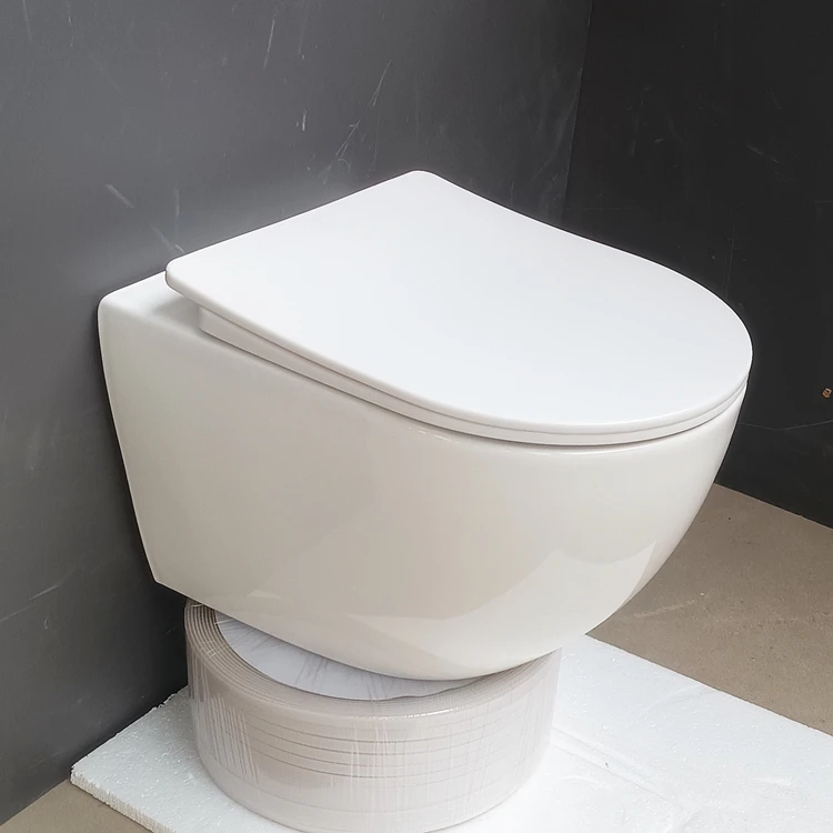 Sanitary Ware Wall-hung Toilet Wc Bathroom P-trap Washdown Ceramic Wc Toilet Wall Hung Toilet