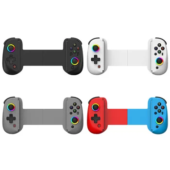 D8 Dual Vibration RGB Light Nano Gyroscope Flexible Stretch Phone Holder for PS3 Android IOS NS Switch PC Game Wheel Steering