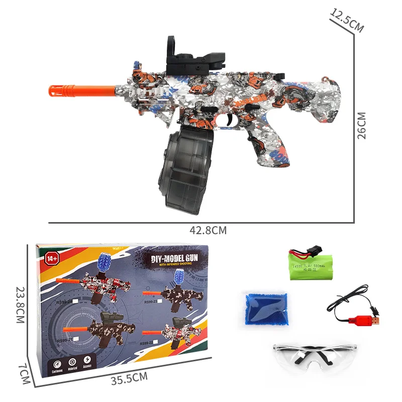 2023 Electric High Speed M4a1 Toy Gun With Drum Magazine Mini Toy Gun ...