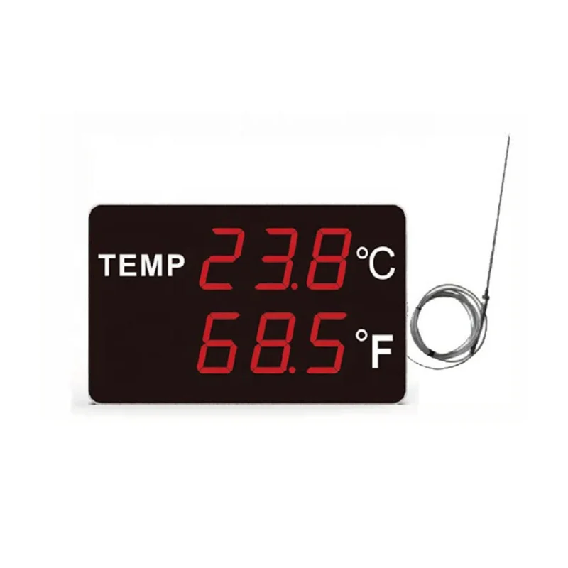 HUATO  PT100 Temperature Sensor Thermometer Board with Alarm High Temperature Data Logger