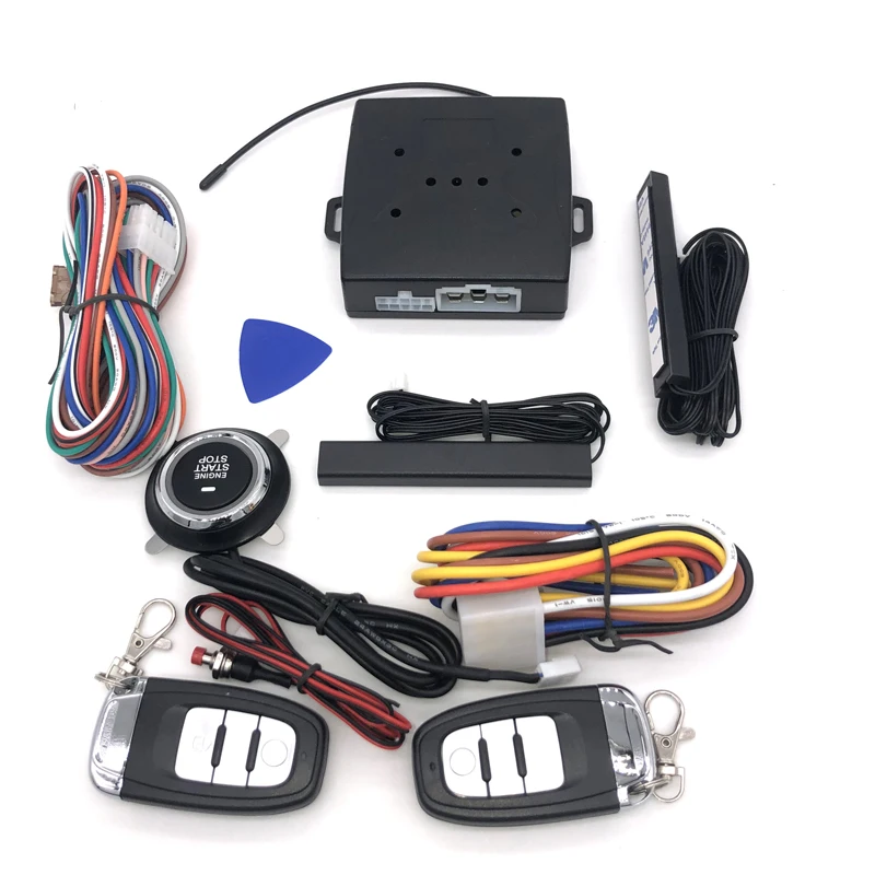 Pke Smart Key Car Alarm System With Remote Central Locking Start Stop ...