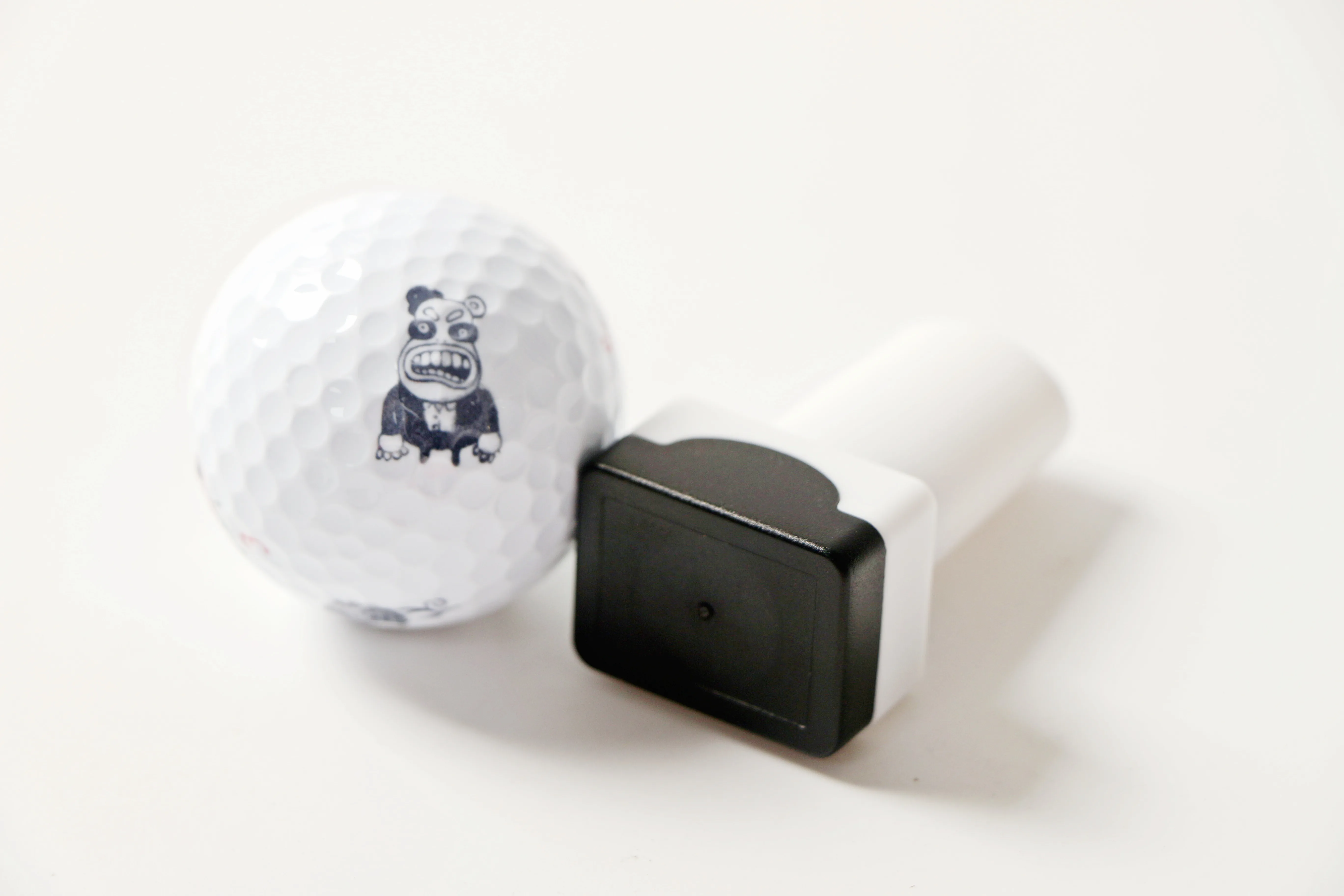 Customizable Golf Ball Stamper Making Large Personalized Impressions On ...