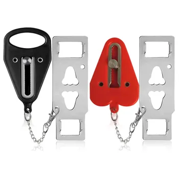 Portable lock for door Home Security Door Locker Travel Lock down Portable door Locks