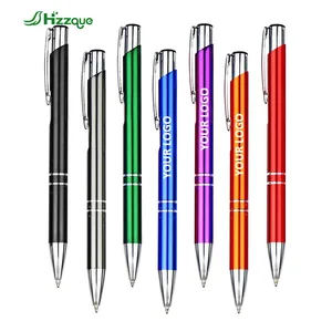 Customizable Logo  Printed Printing Brand Metal Ballpoint Pen Promotion Pens with Custom Logo