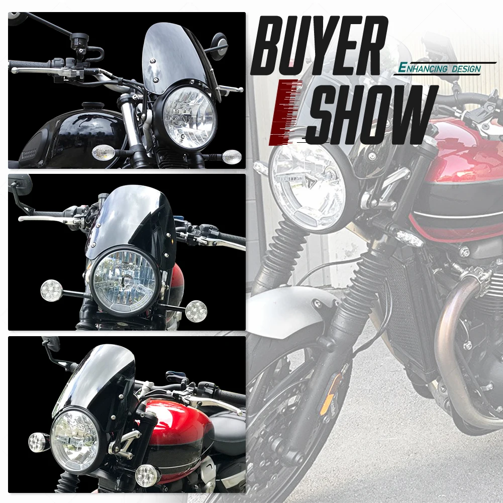 Triumph Bonneville Scrambler 1200 XE Windshield & Deflector