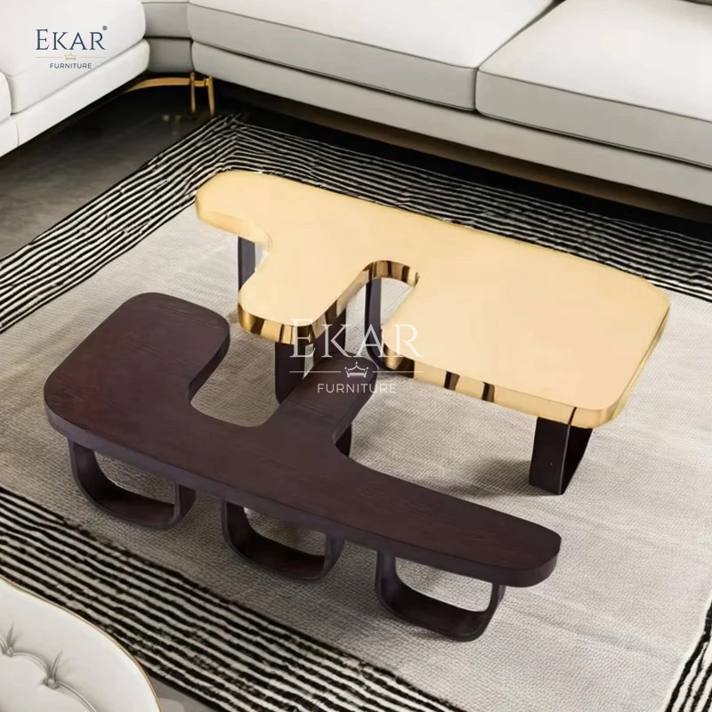 product modern convertible coffee table creative design contemporary living spaces dining home villa featuring mdf wood steel stone-62