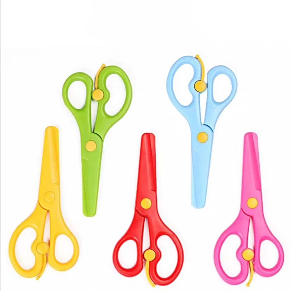 Toddler Scissors Safety Plastic for Kids Art Craft Colorful