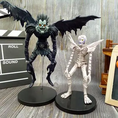 atacado brinquedos anime boneca morte nota esqueleto morte ryuk lem  ornamentos anime ação figuras