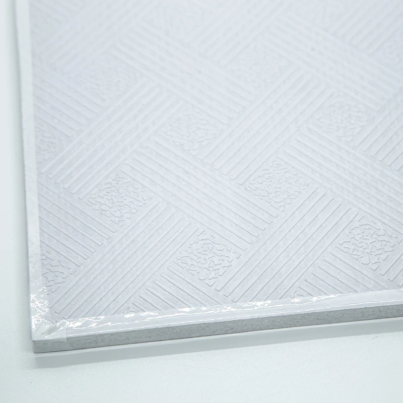 KENTE Modern 2x2 PVC Gypsum Board Ceiling Panel Waterproof and Fireproof Grid False Ceiling Tile Design