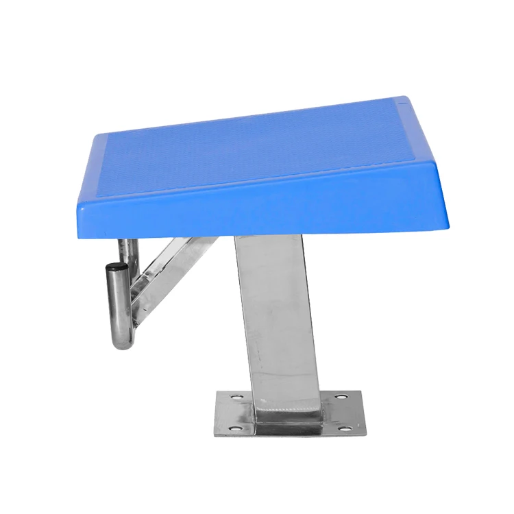 Stainless Steel Starting Block for Swimming Pool Matches Rectangle Shape