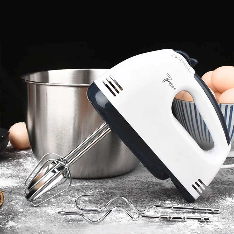 100W 7-Speeds Electric Mixer Egg Beater handheld Food Mixers Eggs Stiring blender  Kitchen Cooking Tools For Baking Stirrer - Price history & Review, AliExpress Seller - Grandma Idea Store