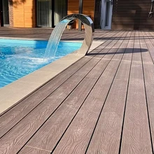 Engineered Flooring Exterior Wpc Wood Outdoor Flooring Deck Composite Board Outdoor Wpc Decking