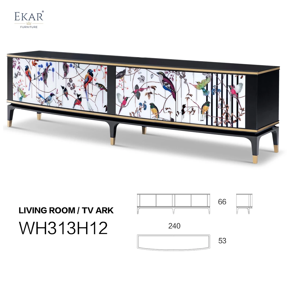 product crystal artistry tv cabinet combine entertainment and elegance with exquisite craftsmanship-68