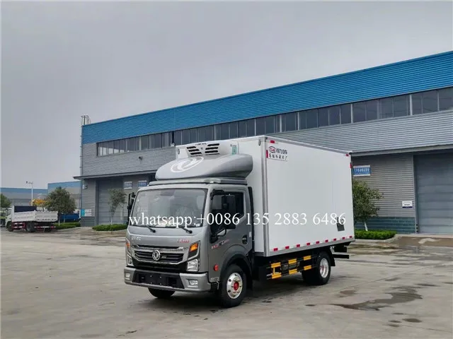 Dongfeng 5 Tons Refrigerator car chill car refrigerated truck