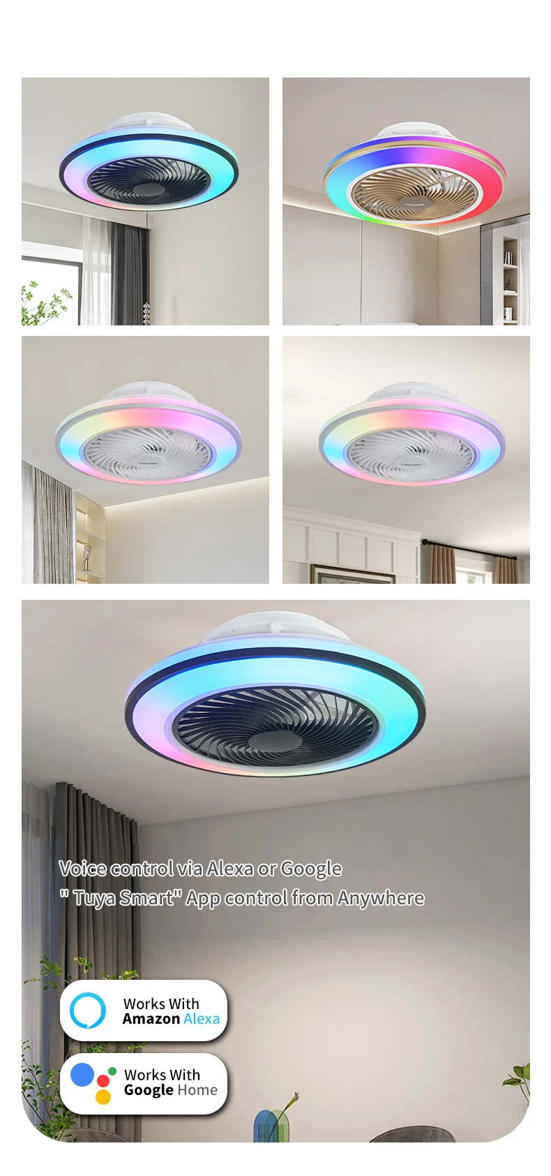 product wholesale bldc ceiling fan lamp ventilador de techo led dimmable 3 abs blades modern ceiling fan with light and remote control209-6
