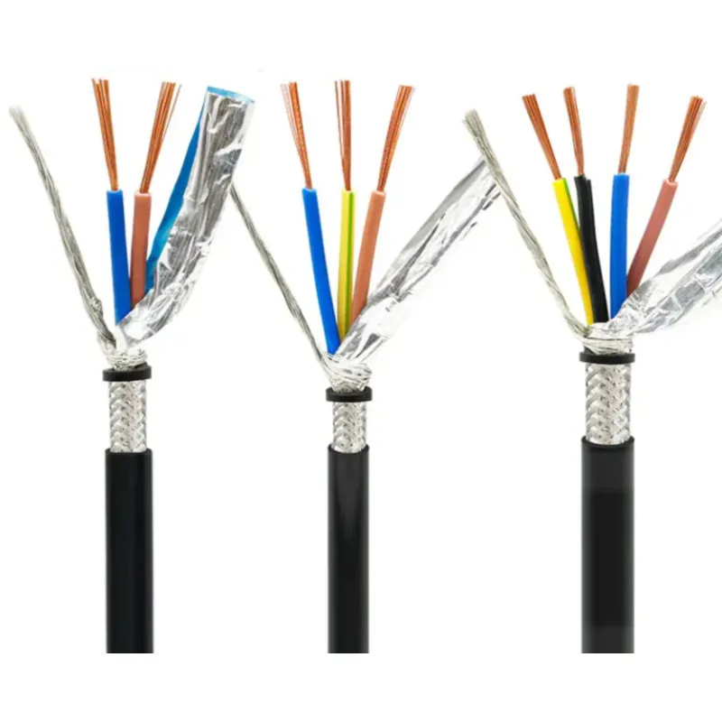 PVC Twisted Shielded Data Cable Multi Core Low Voltage Computer Cable