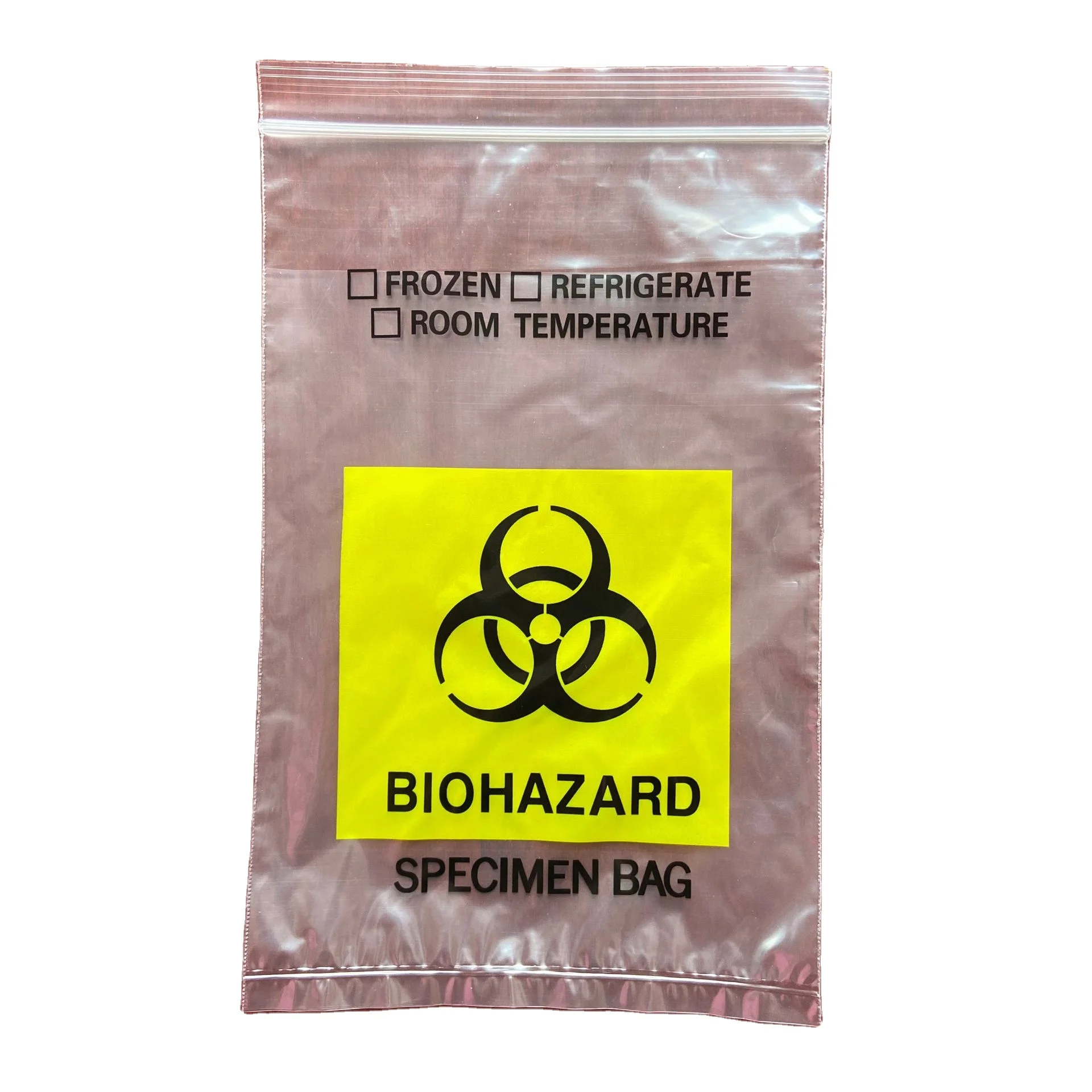 Ldpe Medical Plastic Ziplock Biohazard Specimen Bag - Buy Medical ...