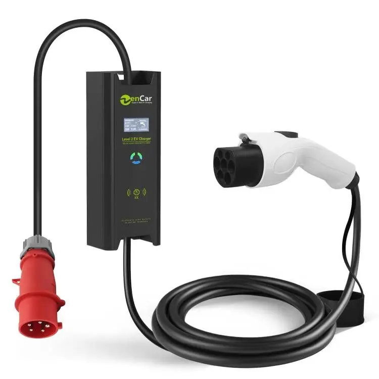 Zencar 16a Wallbox 11kw Ev Charging Station Type 2 With Type B Rcd Wall ...